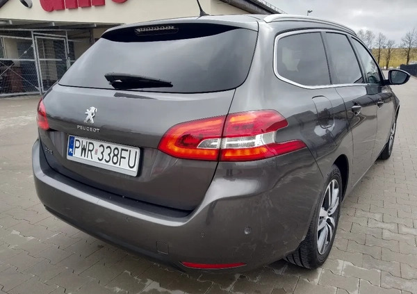 Peugeot 308 cena 58900 przebieg: 43800, rok produkcji 2020 z Września małe 172